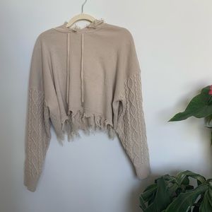 Maniere De Voir Tan Knit Tracksuit